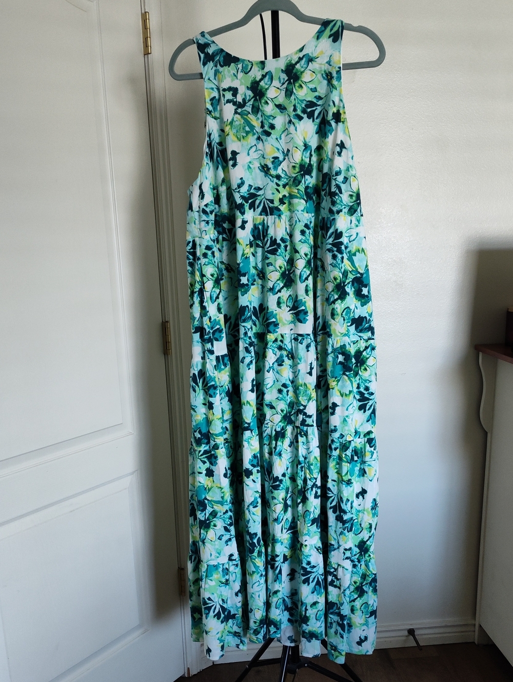 torrid Green & Blue Floral Maxi Dress